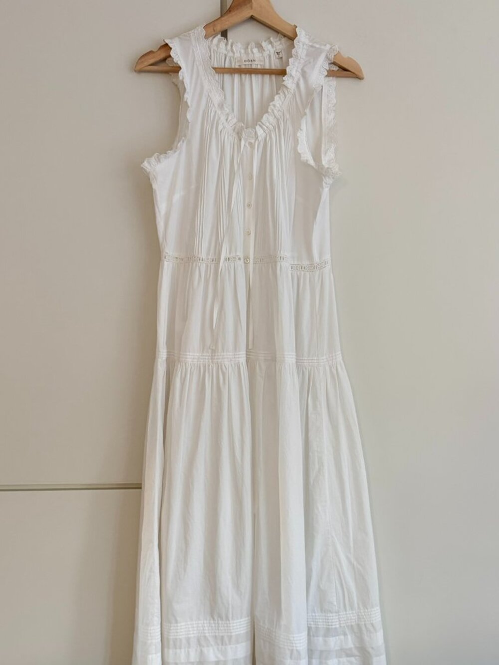 DOEN Hortense Dress in Salt L - Picture 4 of 16
